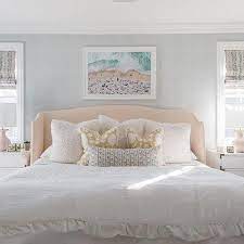 d blush pink upholstered bed design ideas