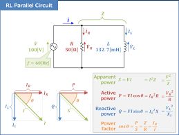 Rl Parallel Circuit Power Factor