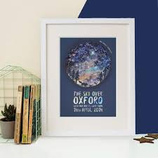 Family Of Foxes Personalised Star Map Print Stars Star