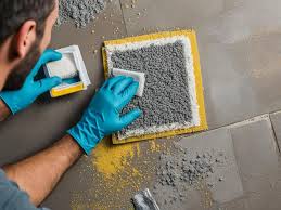 remove carpet glue from tiles