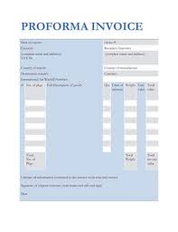 Free Proforma Invoice Templates 8 Examples Word Excel