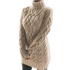 női hosszú kötött pulóver minták
