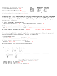 Studyres contains millions of educational documents, questions and answers, notes about the course, tutoring questions, cards and course recommendations that will help you learn and learn. Bikini Bottom Dihybrid Crosses Answer Key
