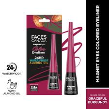 faces canada magneteyes colored eyeliner 05 graceful burgundy 4ml