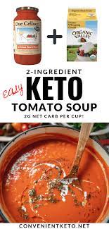 2 ing creamy keto tomato soup