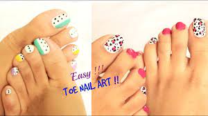 quick toe nail art designs tutorial