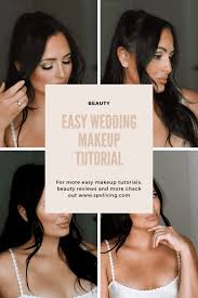 the easiest diy wedding makeup tutorial