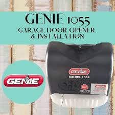 genie 1055 garage door opener install