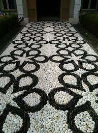 Eco Friendly Pebble Garden Paths