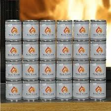 Real Flame Gel Fuel 24 Pack Fire Cans