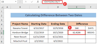 calculate difference between two dates