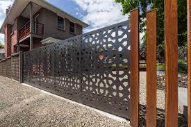 modern steel gate and fence photos