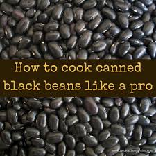 how to cook canned black beans like a
