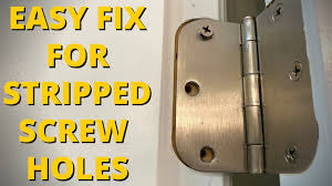hinge hole repair fast easy strong