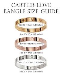 Cartier Love Bangle Size Guide In 2019 Cartier Love Bangle