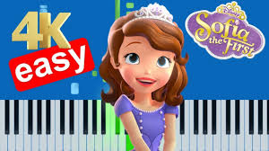 sofia the first theme song easy piano
