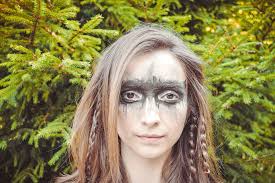 free photo goth makeup viking woman