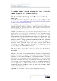 3.1 method of the research. Pdf Teknologi Buku Digital Matematika Dan Penerapan Potensialnya Dalam Distance Learning