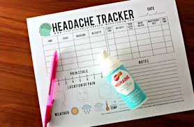 Migraine Tips And A Free Printable Headache Tracker