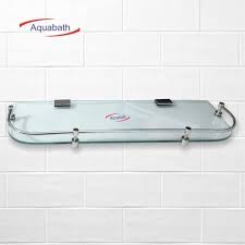 Aquabath Round Toughened Glass Shelf
