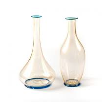 Couple Of Amphora Murano Glass Vases