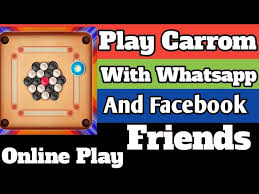 play carrom with whatsapp friends