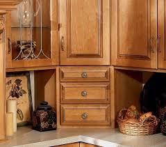 Two birch ikea upper kitchen cabinet boxes were used to hack a corner cabinet that is 90 degrees. Corner Kitchen Cabinet Solutions