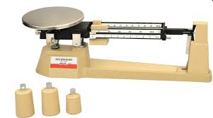 triple beam balance material testing