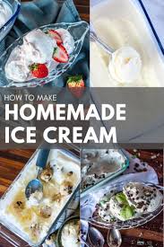 easy homemade ice cream recipes