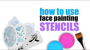 face painting stencils tutorial