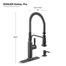 kohler pre rinse kitchen faucet at