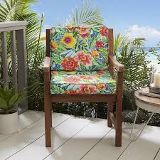 Outdoor Corded Lounge Chair Cushion Set