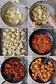 A delicious mix of east meets west. Kung Pao Cauliflower Recipe Spicy Chinese Stir Fry Elavegan Recipes