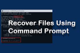 how to recover files using cmd