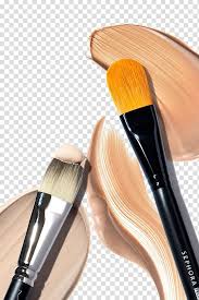 black makeup brush ilration makeup