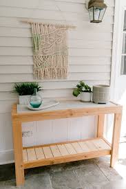 Diy Outdoor Console Table