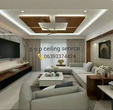 pop false ceiling for bedroom in
