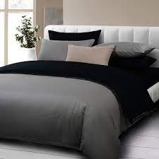 dark grey comforter sets 4pcs bedding