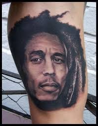 Marley quote tattoo it's a bob marley quote that means the world to me. Bob Marley Tattoos 14