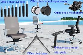 heavy duty ergonomic office chair parts
