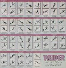 Weider Home Gym Exercise Chart Weightlifting Posters Chart