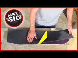 put on skateboard longboard grip tape