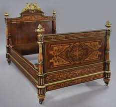 Antique bedroom furniture louis xvi style circa 1780. Louis Xvi Style Ormolu Mounted Marquetry Bed Antique Furniture Vintage Furniture Louis Xvi Style