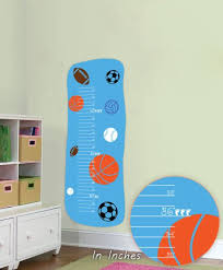 Get It Now Children Playroom Sports Themed Growth Chart