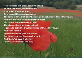 remembrance poems in full that honour