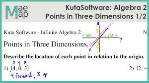 You have stayed on the correct site to begin obtain this information. Kutasoftware Algebra 2 Points In Three Dimensions Part 1 Youtube