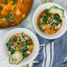 To Food With Love Chicken And Roasted Pepper Tortilla Soup gambar png