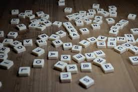 Loose Letters Of Scrabble Game Stock Photo Image Of Write