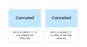 canceled or cancelled what s the right