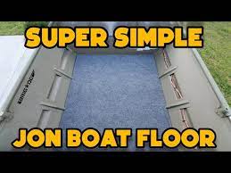 super simple jon boat floor you